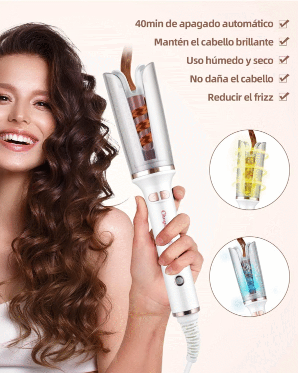 CkeyiN Rizador Automático – Tecnología Inteligente para Rizos Perfectos - Imagen 6