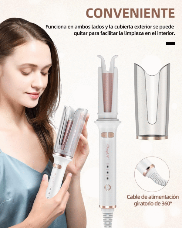 CkeyiN Rizador Automático – Tecnología Inteligente para Rizos Perfectos - Imagen 4